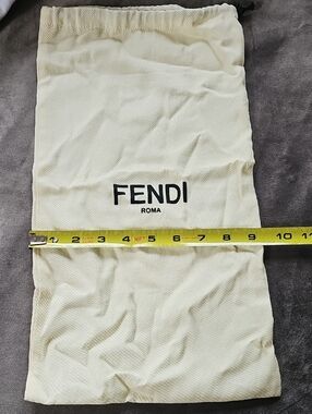Fendi Roma Cream Dust Bag
